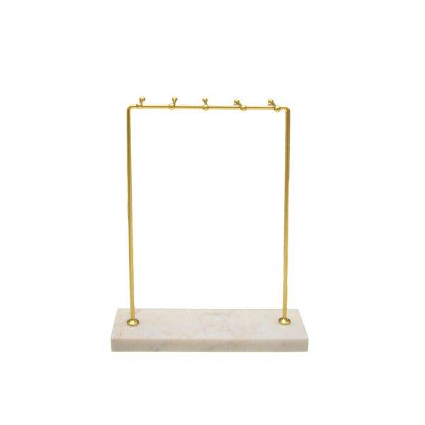 PORTA BIJU MARMORE G 12-2 PÇS