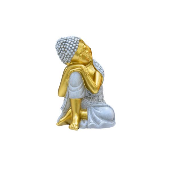 BUDA DORMINDO CINZA