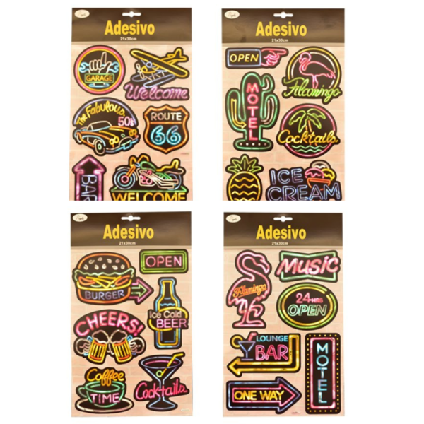 MINI ADESIVO NEON