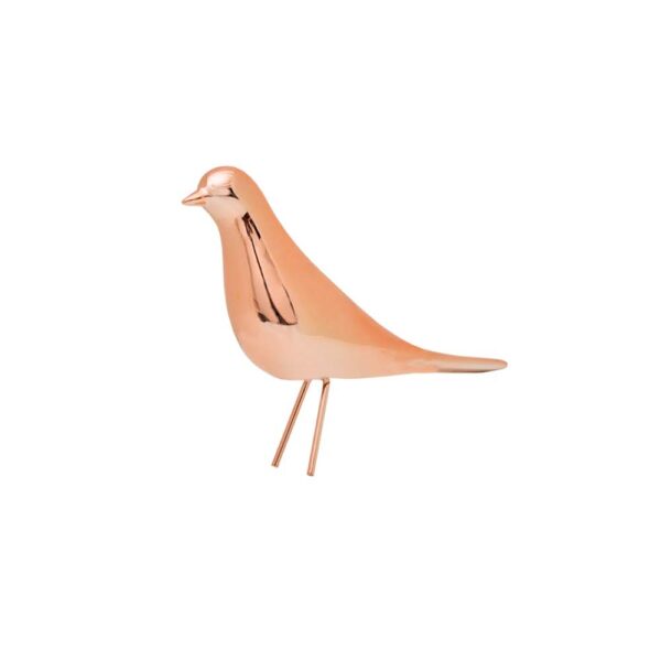 PASSARO ROSE PE METAL