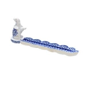 PORTA INCENSO ELEF AZUL