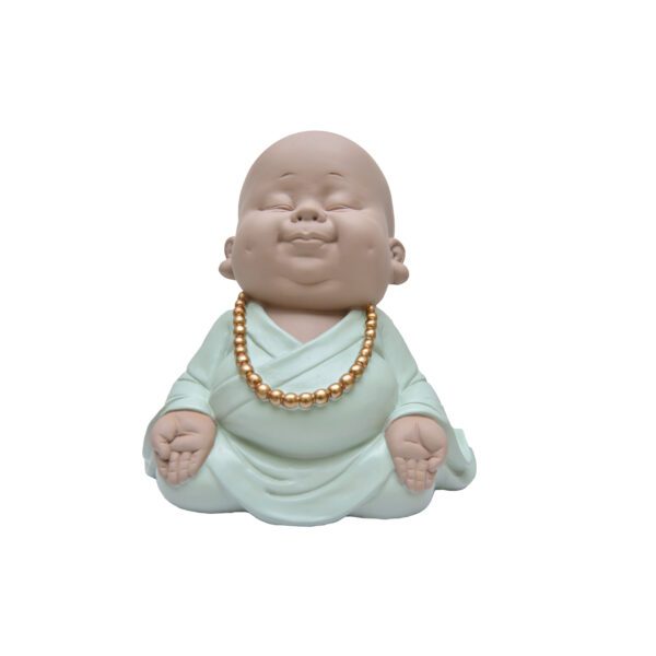 MONGE AZUL A MEDITANDO