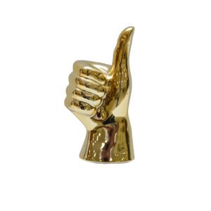 MÃO UP DOURADO