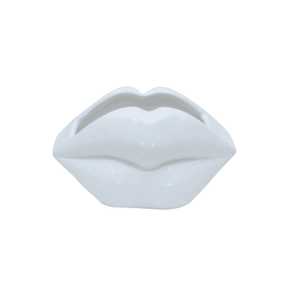 CACHEPOT LABIOS BRANCO