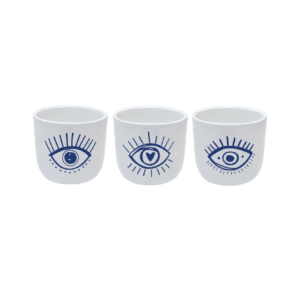 CACHEPOT OLHO GREGO AZUL