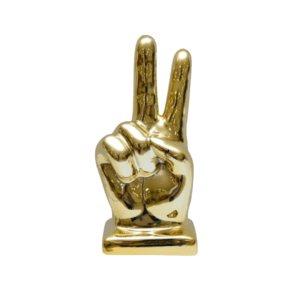 MÃO YES DOURADO
