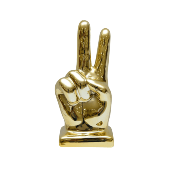 MÃO YES DOURADO