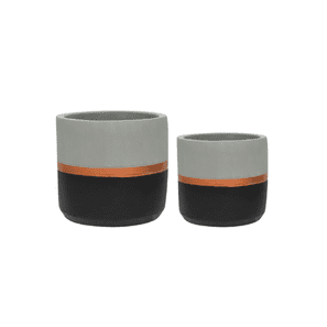 DUPLA VASO CIM PRETO