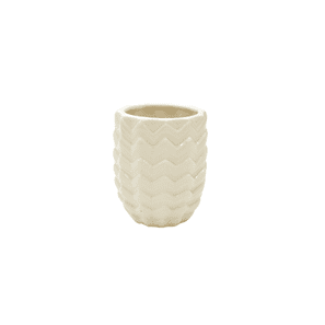 VASO CHEVRON BRANCO