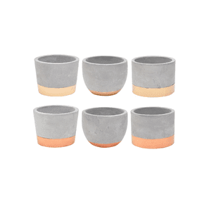 CACHEPOT CIMENTO DOU/ROSE