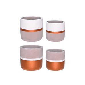 DUPLA VASO CIM BR/ROSE