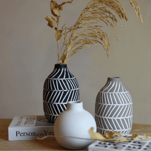 VASO ETN PRETO E CINZA